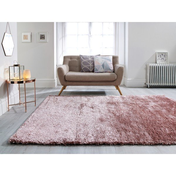 Růžový koberec Flair Rugs Serenity Pink, 160 x 230 cm-image-3