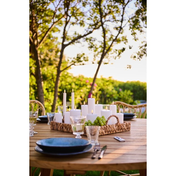 Bílé dobíjecí světelné dekorace v sadě 3 ks Smilla – Sirius-image-4