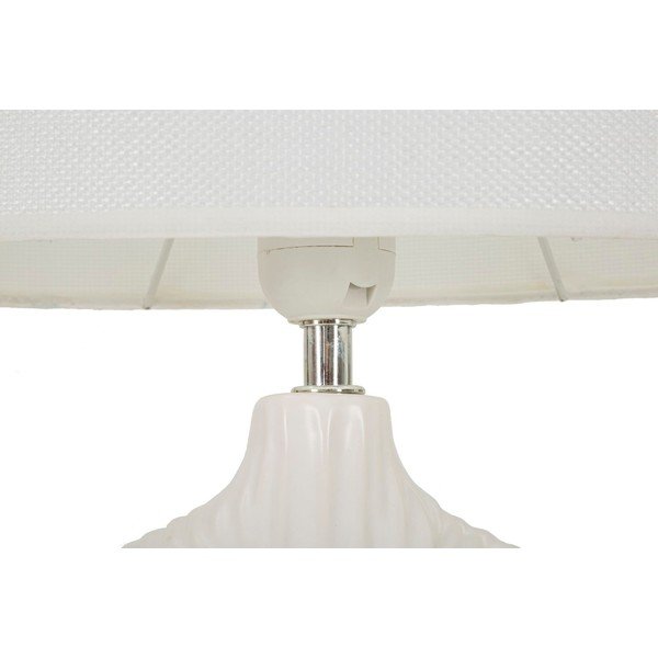 Bílá keramická stolní lampa s textilním stínidlem (výška 43 cm) Seta – Mauro Ferretti-image-4