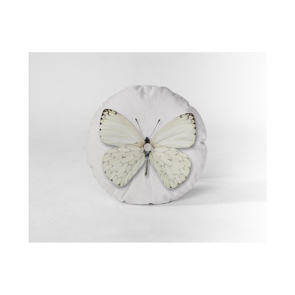 Sametový polštář Velvet Atelier Butterfly, ⌀ 45 cm-image-1