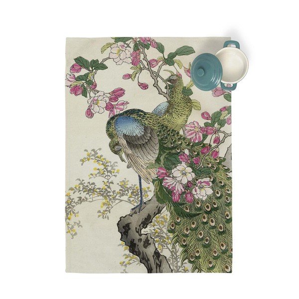 Sada 2 bavlněných kuchyňských utěrek Happy Friday Basic Japonais, 70 x 50 cm-image-1