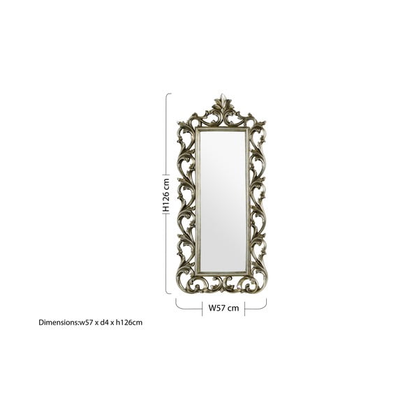 Nástěnné zrcadlo 57x126 cm Champagne – Premier Housewares-image-1
