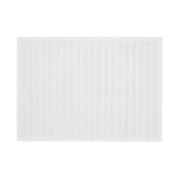 Bílá koupelnová předložka Jalouse Maison Tapis De Bain Duro Blanc, 50 x 70 cm