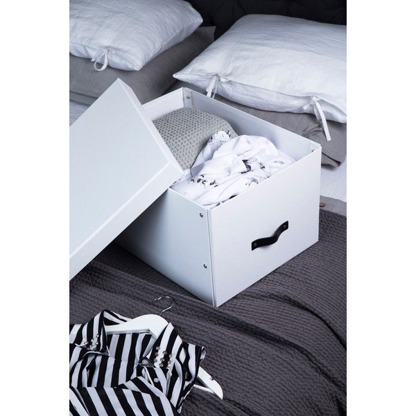 Kartonový úložný box s víkem Tora – Bigso Box of Sweden-image-1