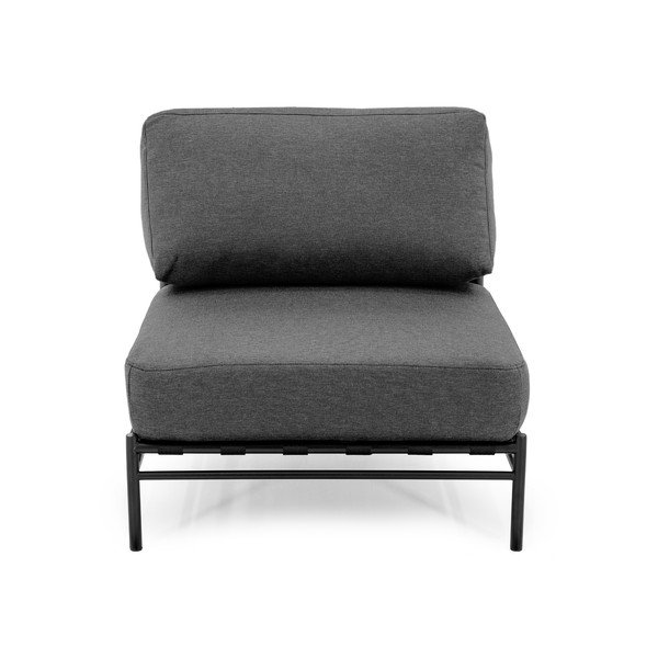 Tmavě šedý modul zahradní pohovky (středový díl) Dandy – Sit Sit-image-2