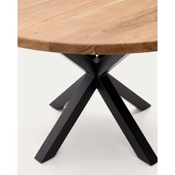 Jídelní stůl s deskou z akácie ø 150 cm Argo – Kave Home-image-4