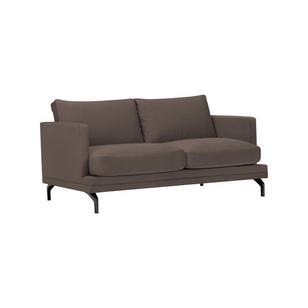 Hnědá pohovka s podnožím v černé barvě Windsor & Co Sofas Jupiter-image-1