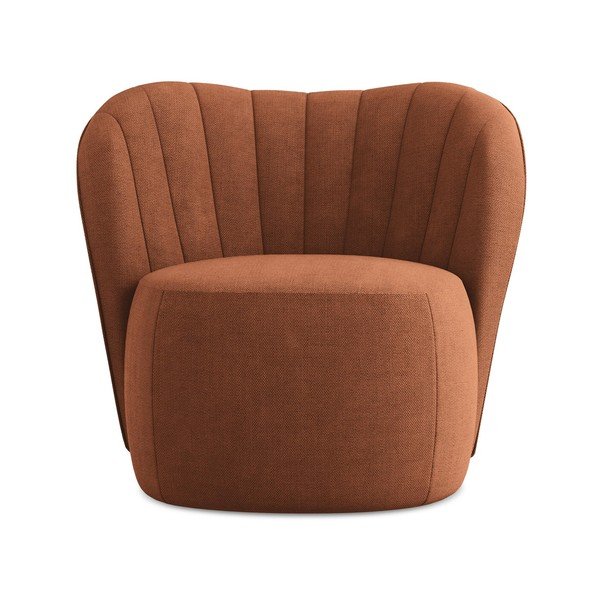 Žinylkové křeslo v terakotové barvě Keloa – Makamii-image-1