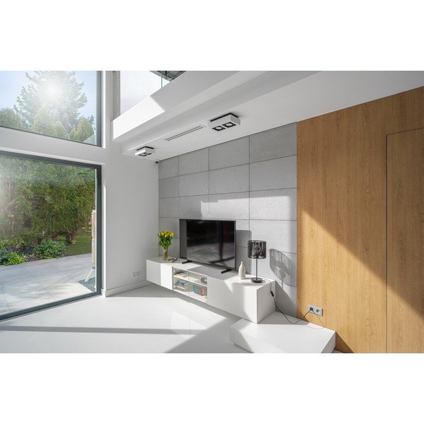 Černá stolní lampa se stínidlem z třtinového výpletu (výška 48 cm) Foresto – GTV-image-4