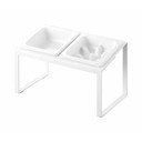 Keramický set misek s podstavcem pro domácího mazlíčka Nooks – YAMAZAKI