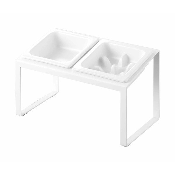 Keramický set misek s podstavcem pro domácího mazlíčka Nooks – YAMAZAKI