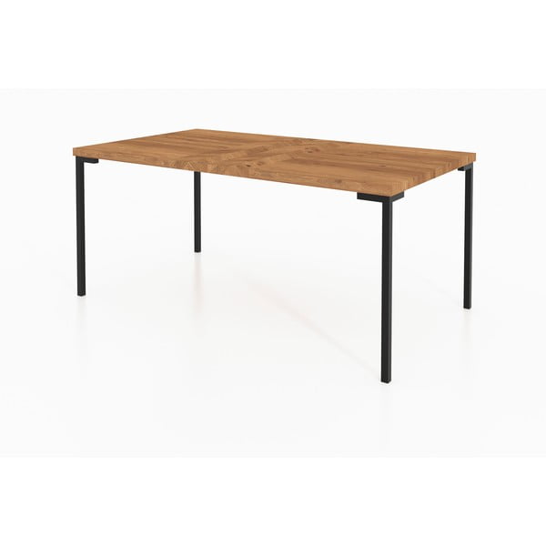 Konferenční stolek z dubového dřeva v přírodní barvě 60x80 cm Abies – The Beds-image-4