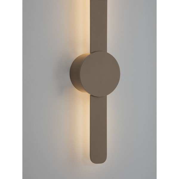 Šedobéžové hliníkové LED nástěnné svítidlo Norei – Nova Luce-image-1