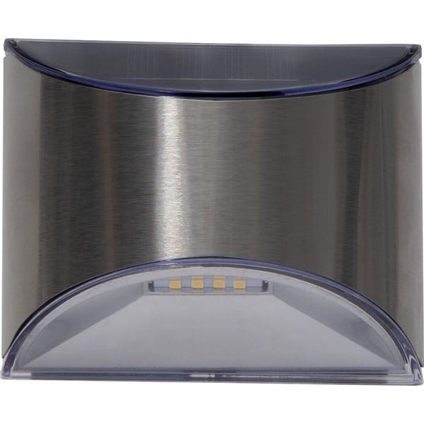 Sada 2 nástěnných nerezových solárních LED svítidel Star Trading Wally, výška 8 cm-image-3