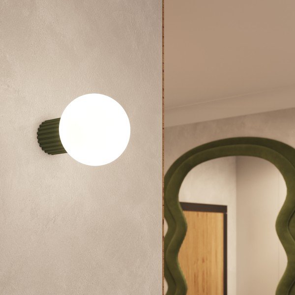 Zelené nástěnné svítidlo ø 12 cm Orbital – Sollux-image-1