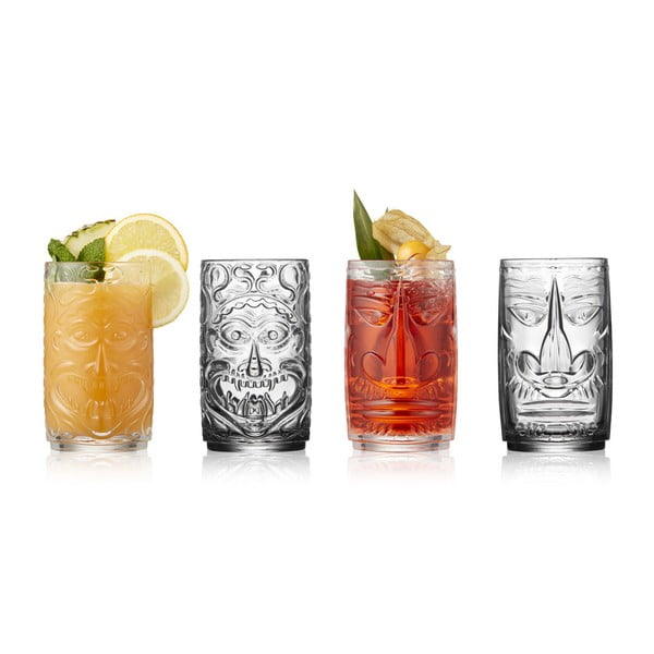 Sklenice v sadě 4 ks na koktejly 450 ml Tiki – Lyngby Glas
