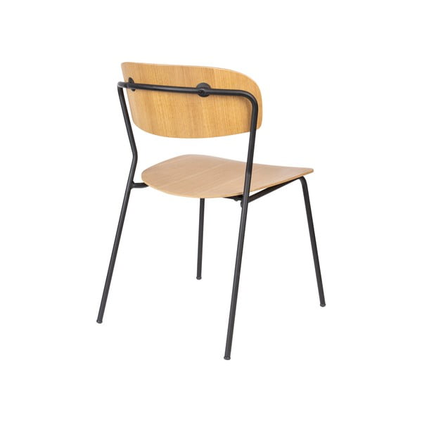 Jídelní židle v sadě 2 ks v dekoru topolu Jolien - White Label-image-4