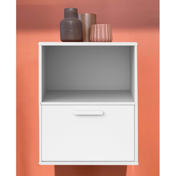 Bílý nástěnný noční stolek Keep by Hammel-image-1