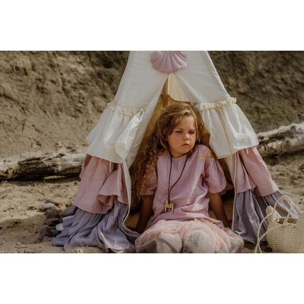 Dětský stan teepee Powder Frills - Moi Mili-image-3