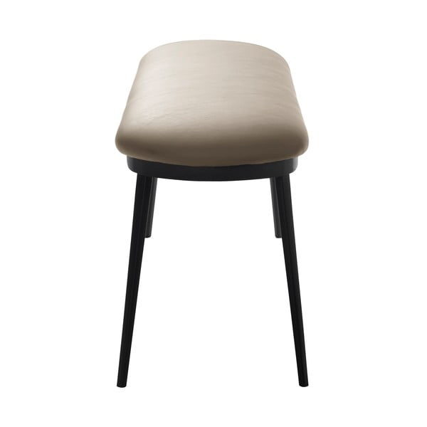 Béžová lavice z imitace kůže Gain – Unique Furniture-image-2