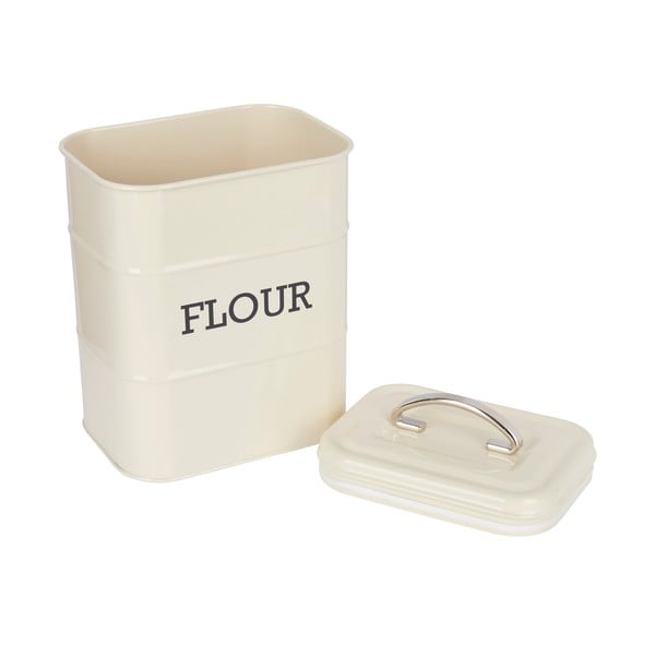 Ocelová dóza na mouku Living Nostalgia – Kitchen Craft-image-4