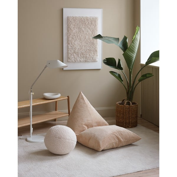 Světle hnědý manšestrový dětský sedací vak Big Lounger – Wigiwama-image-1