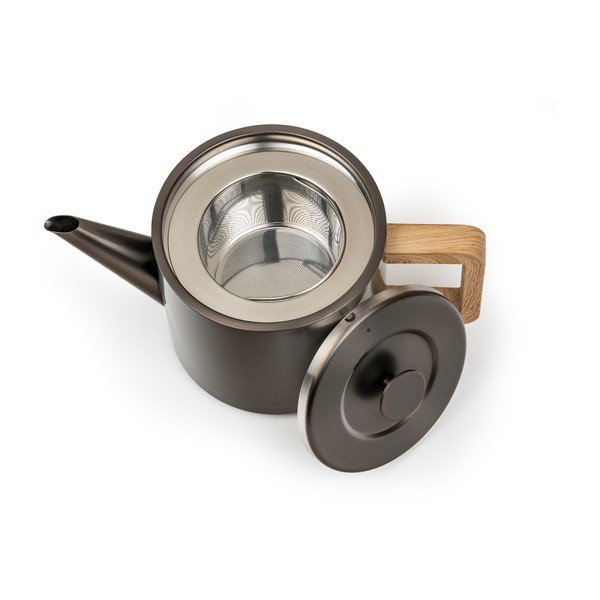 Šedá konvice na čaj z nerezové oceli se sítkem 1,1 l Duet Narvik – Bredemeijer-image-4