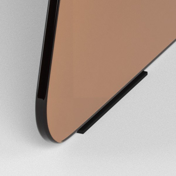 Hnědý skleněný kulatý konferenční stolek ø 80 cm Samos – Actona-image-3