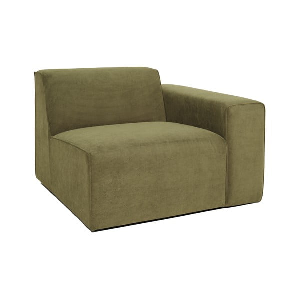 Zelený manšestrový modul pohovky (pravý roh) Sting - Scandic-image-2