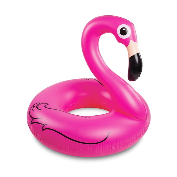 Růžový nafukovací kruh ve tvaru plameňáka InnovaGoods Flamingo