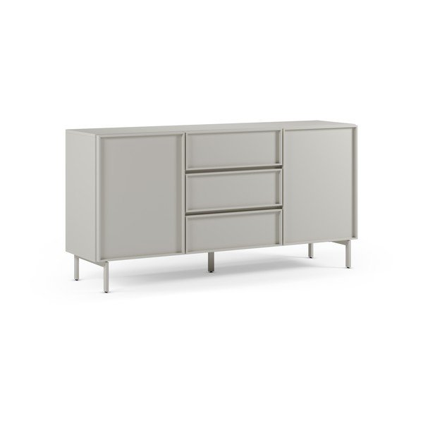 Krémová komoda 160x80x42 cm Brise – Marckeric-image-4
