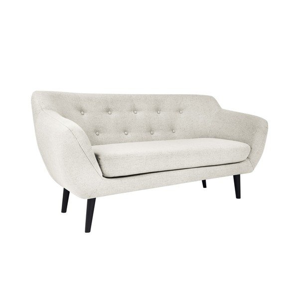 Krémová pohovka Mazzini Sofas Piemont, 158 cm