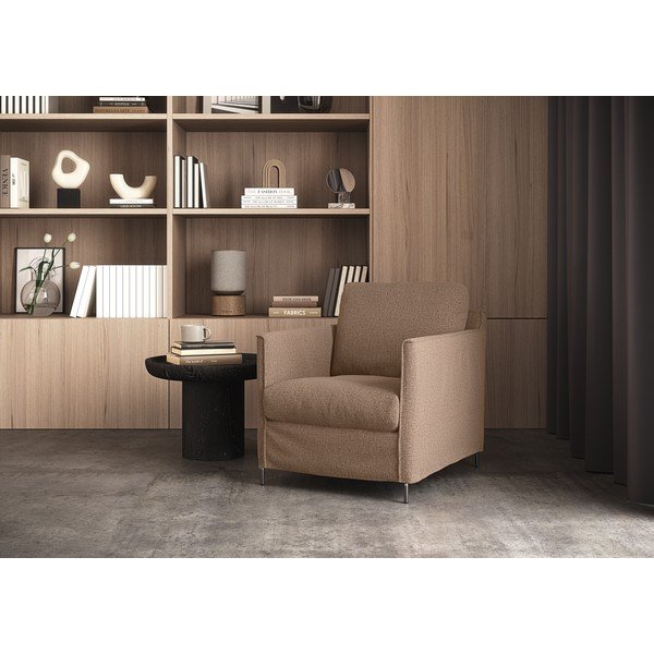 Hnědé křeslo Petito – Furninova -image-1