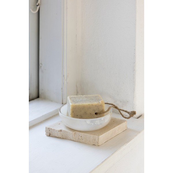 Krémová skleněná mýdlenka Opal – Mette Ditmer Denmark-image-1