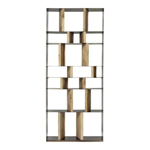 Knihovna z recyklovaného borovicového dřeva Kare Design Storm-image-3