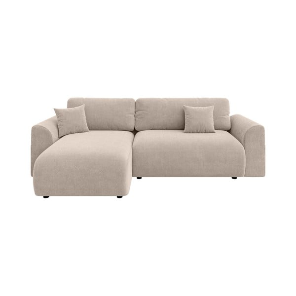 Béžová rozkládací rohová pohovka (variabilní) Lorine – Ropez