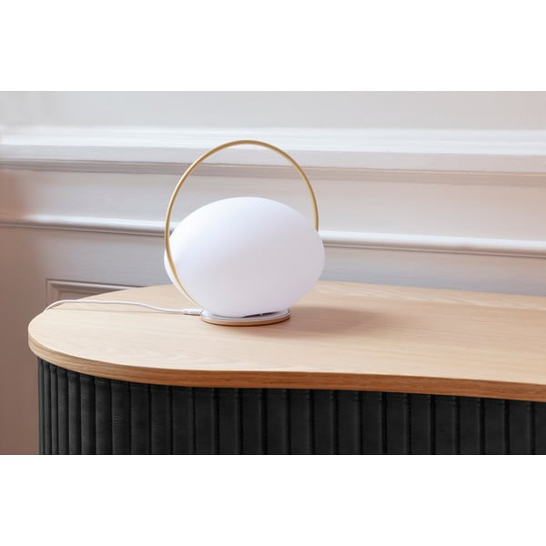 Bílá LED stmívatelná stolní lampa (výška 19 cm) Orbit – UMAGE-image-4