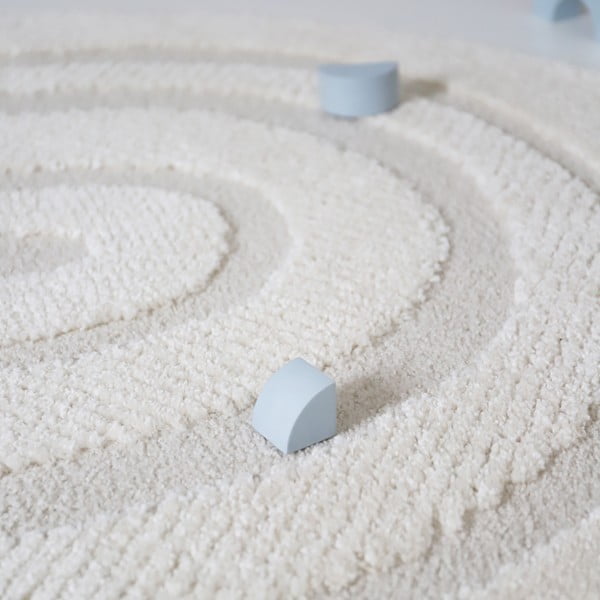 Krémový dětský koberec ø120 cm Rainbow Dream S – Nattiot-image-4