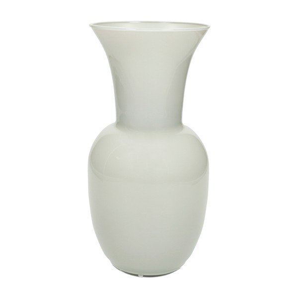 Krémová skleněná váza (výška 26 cm) – Brandani