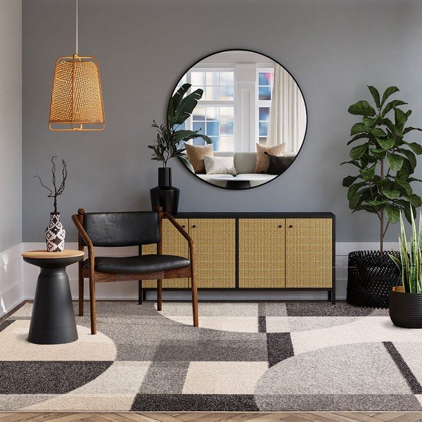 Šedý koberec 120x170 cm Muse – Asiatic Carpets-image-1