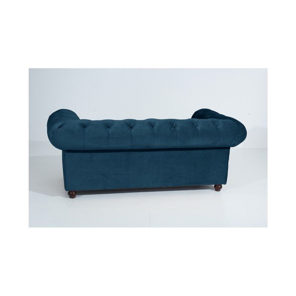 Modrá pohovka Max Winzer Orleans Velvet, 196 cm-image-3