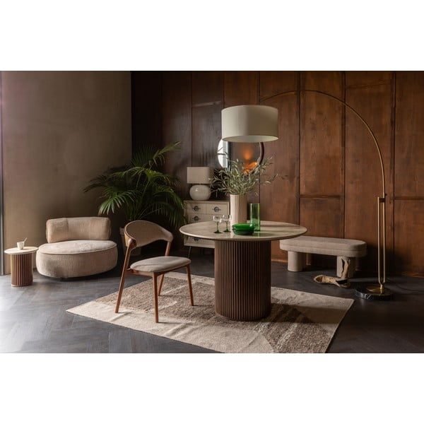 Hnědý/béžový vlněný koberec 160x230 cm Briton – Dutchbone-image-1