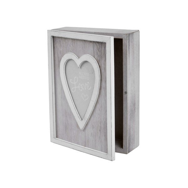 Úložný box s motivem srdce Ego Dekor Heart, 25 x 18,5 cm