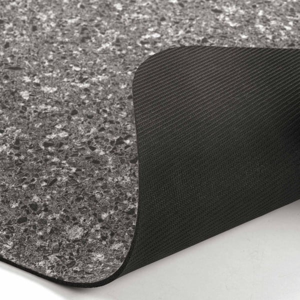 Antracitová koupelnová předložka 50x80 cm Granite – douceur d'intérieur-image-2