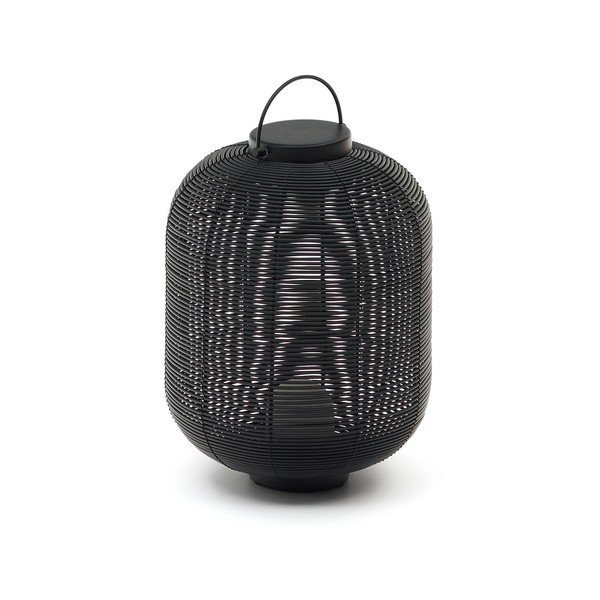 Černá LED stmívatelná stolní lampa (výška 37 cm) Saranella – Kave Home-image-3