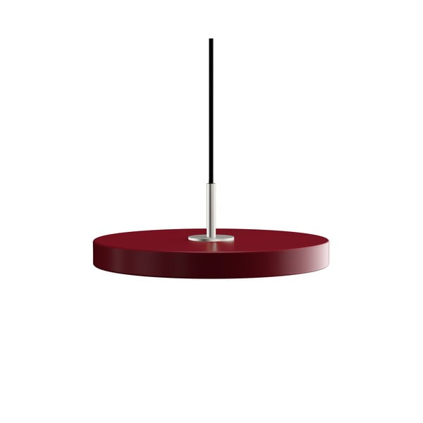Červené LED závěsné svítidlo s kovovým stínidlem ø 31 cm Asteria Mini – UMAGE