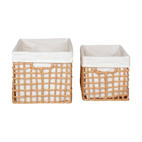 Košíky v sadě 2 ks 25x35x22 cm Bustelo – House Nordic-image-3