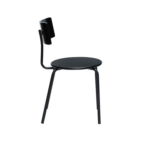 Černé jídelní židle v sadě 4 ks Koi – Hübsch-image-2