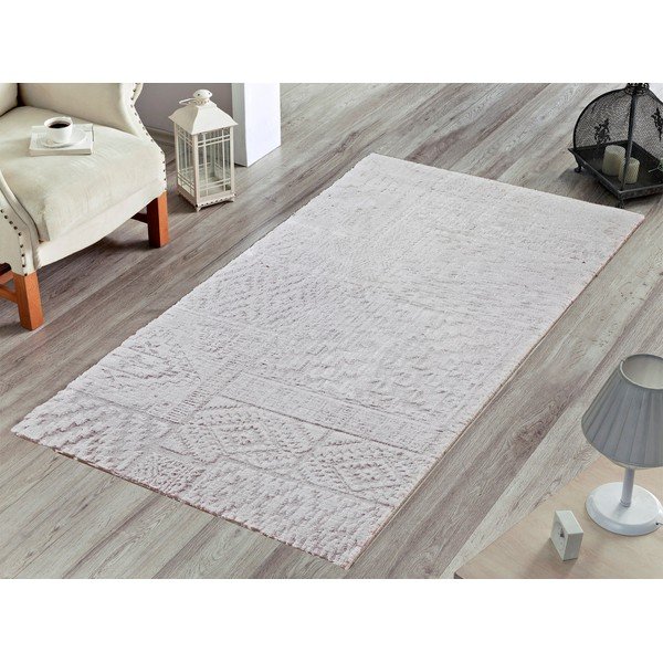 Koberec Patchwork White, 80x120 cm-image-1