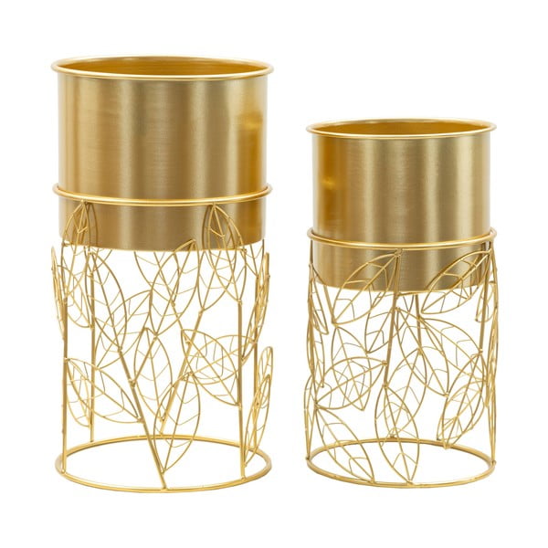 Kovové obaly na květináče v sadě 2 ks ø 23 cm Livi – Mauro Ferretti